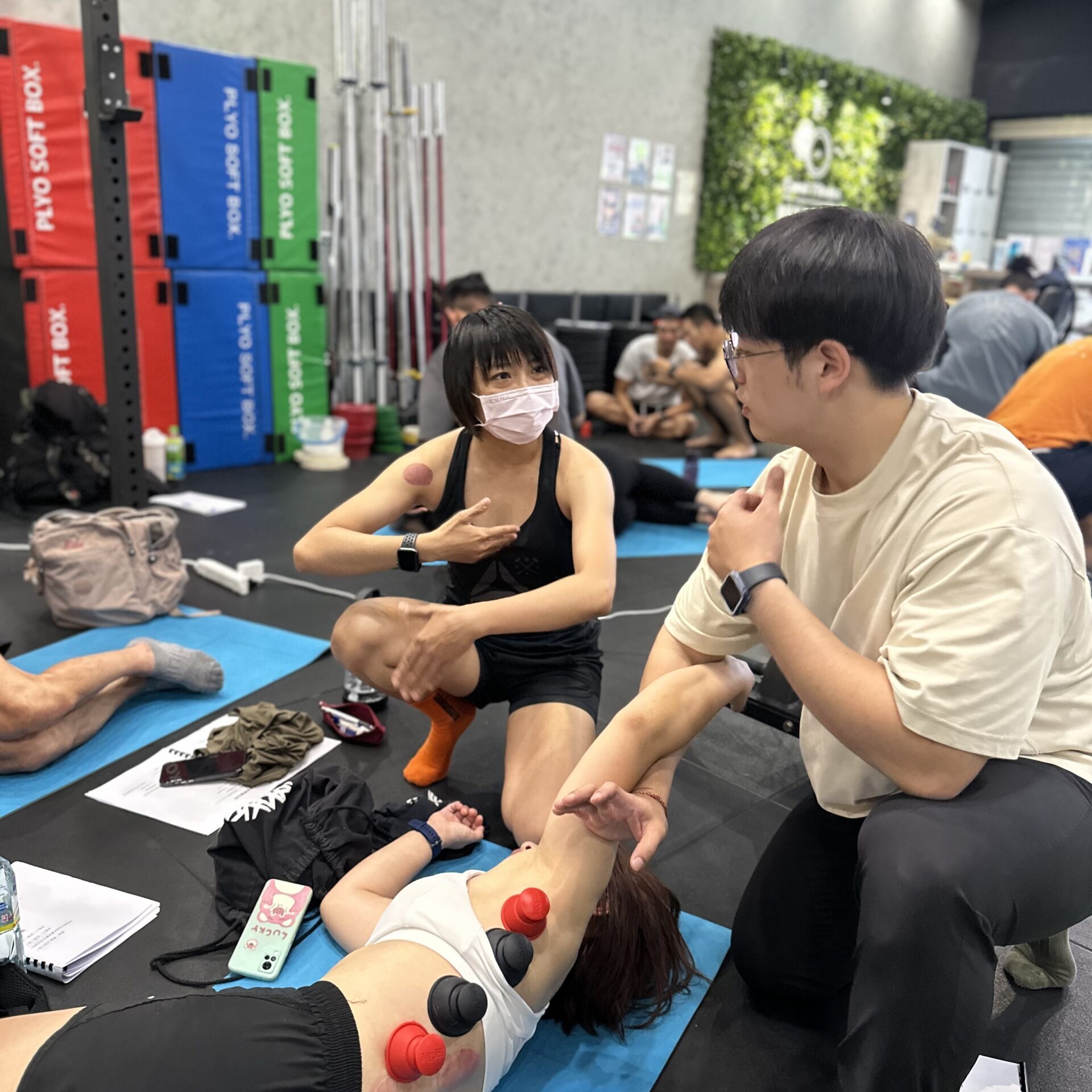 Mcp 筋膜減壓:軟拔罐:上課花絮16