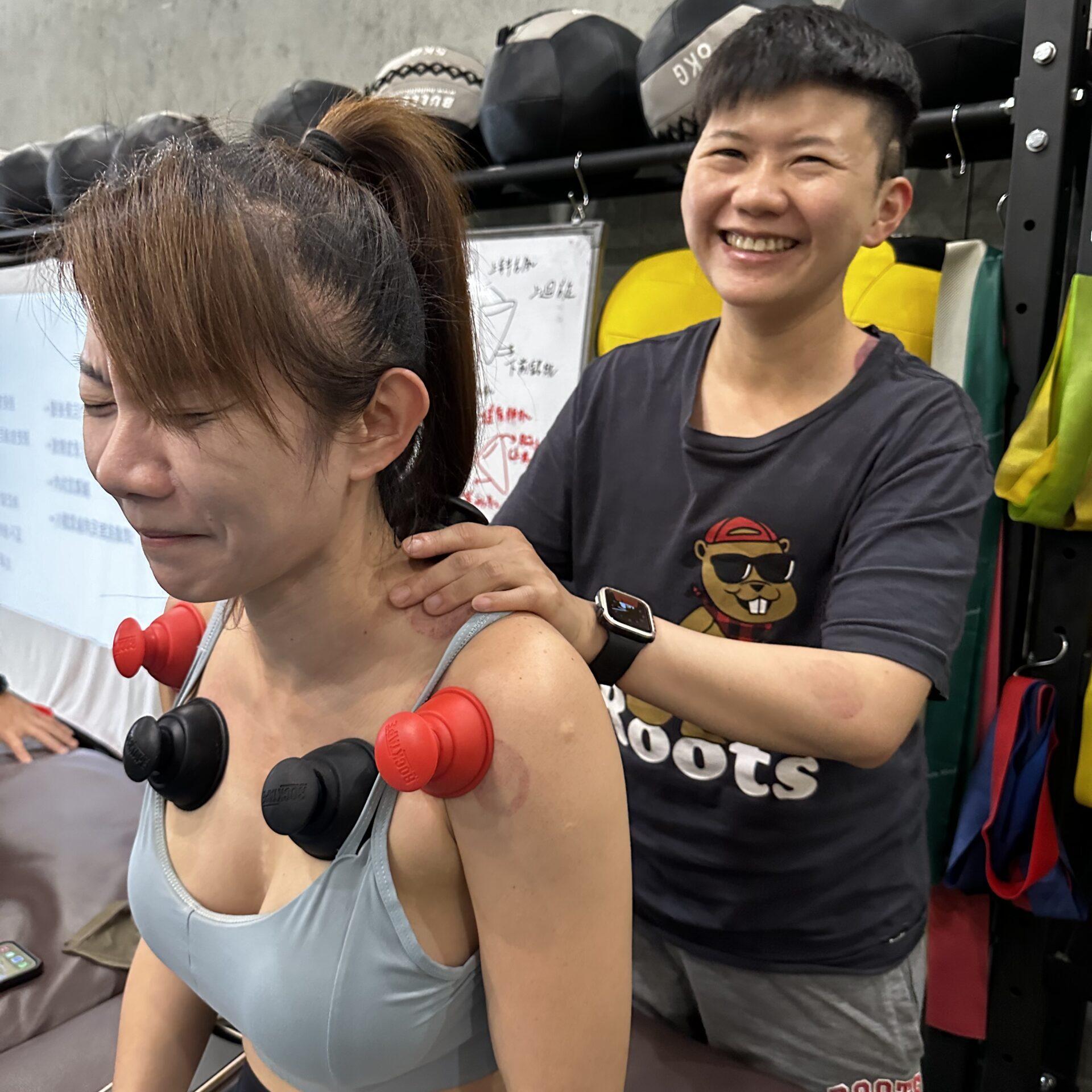 Mcp 筋膜減壓:軟拔罐:上課花絮8